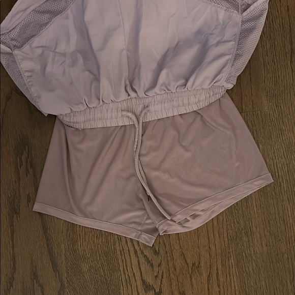 Women's Lavender Athletic Shorts - Picture 3 of 8